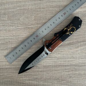 wholesale 3D Scorpion Embossed Tactical Folding Knife – Durable ABS Handle