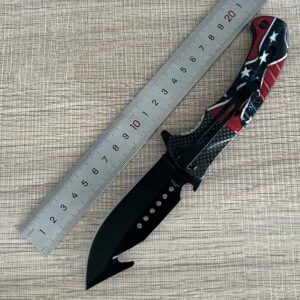 wholesale 5" Hunter's Helper Pocket Knife - Confederate Flag